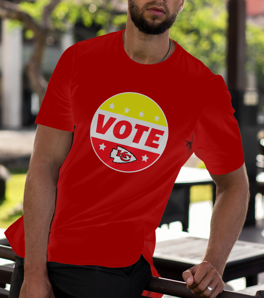 Vote Chiefs KC Red Stars Circle T-Shirt