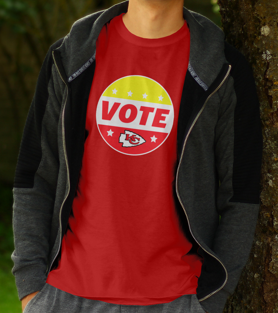 Vote Chiefs KC Red Stars Circle T-Shirt