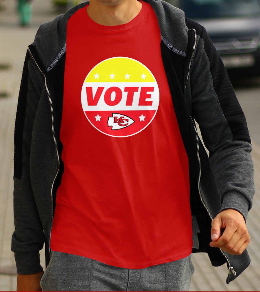 Vote Chiefs KC Red Stars Circle T-Shirt