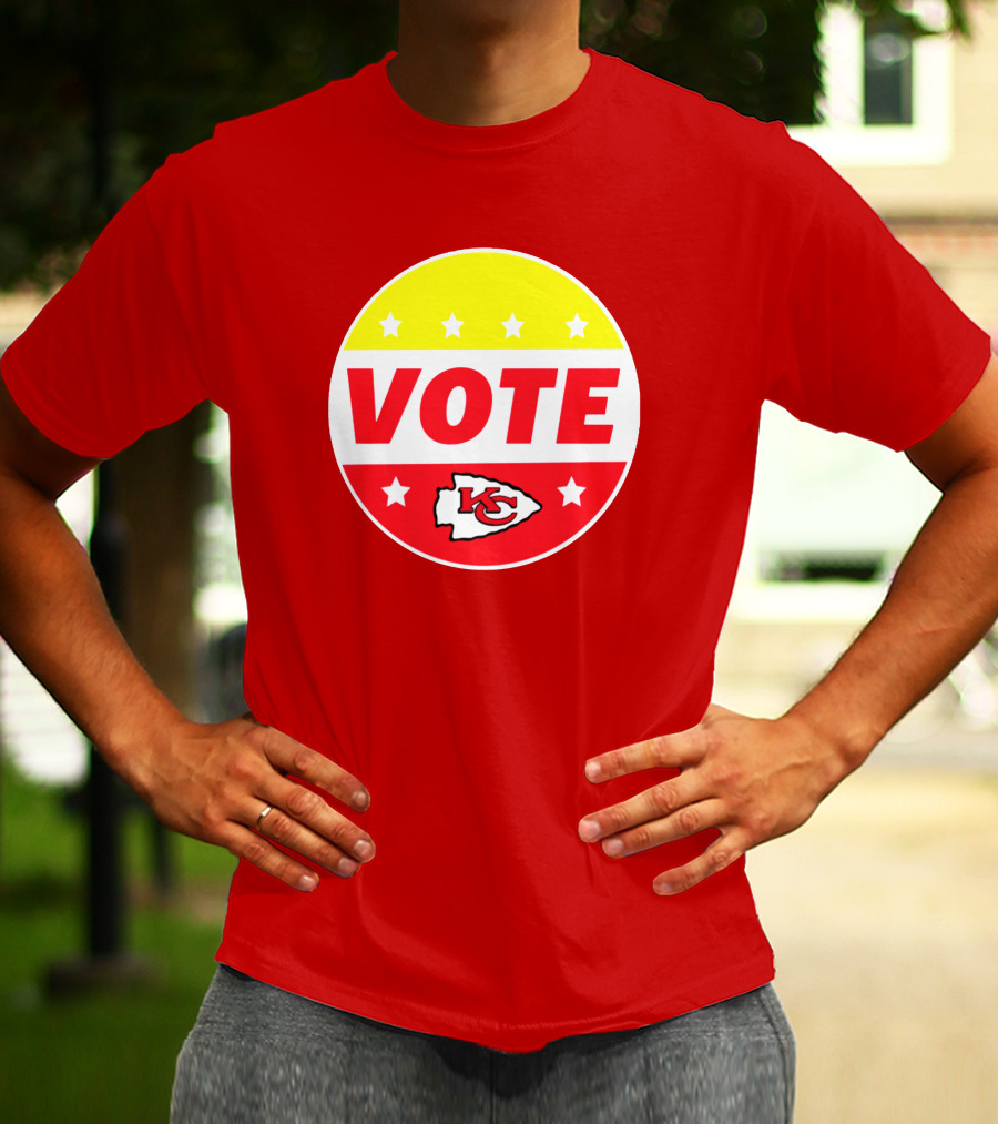 Vote Chiefs KC Red Stars Circle T-Shirt