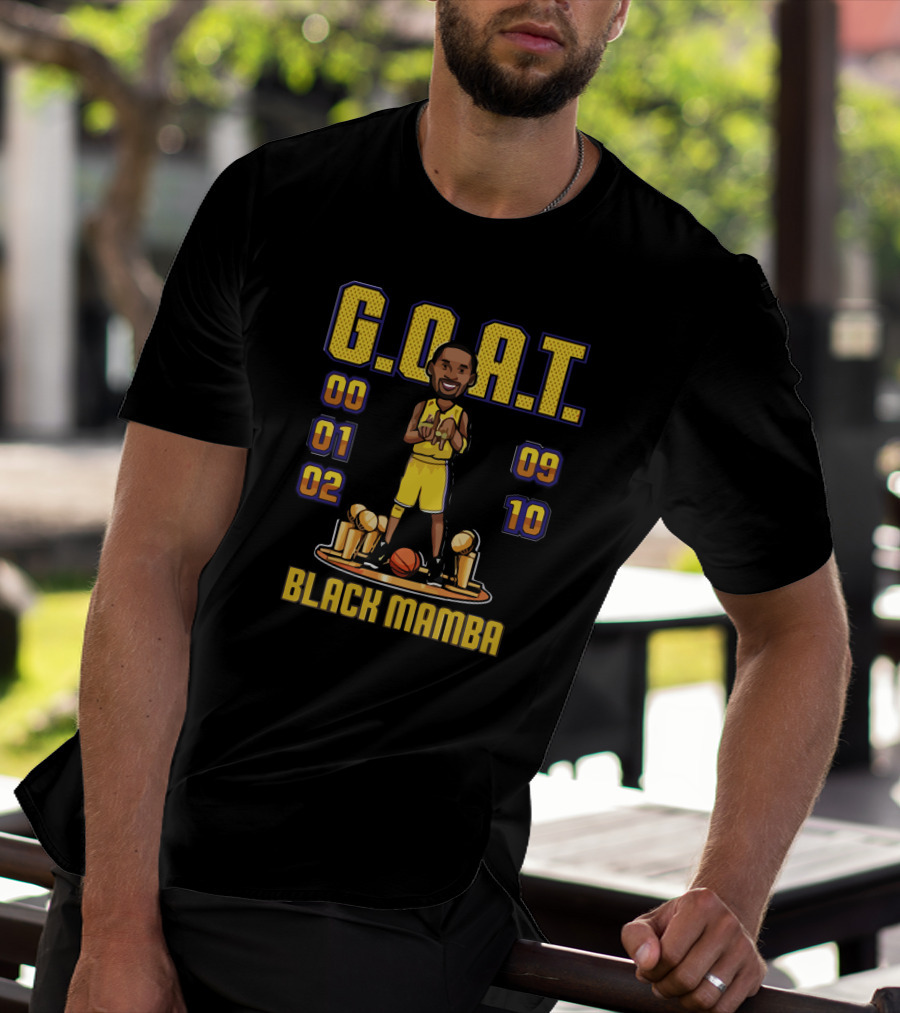 G.O.A.T. Black Mamba 00 01 02 09 10 T-Shirt