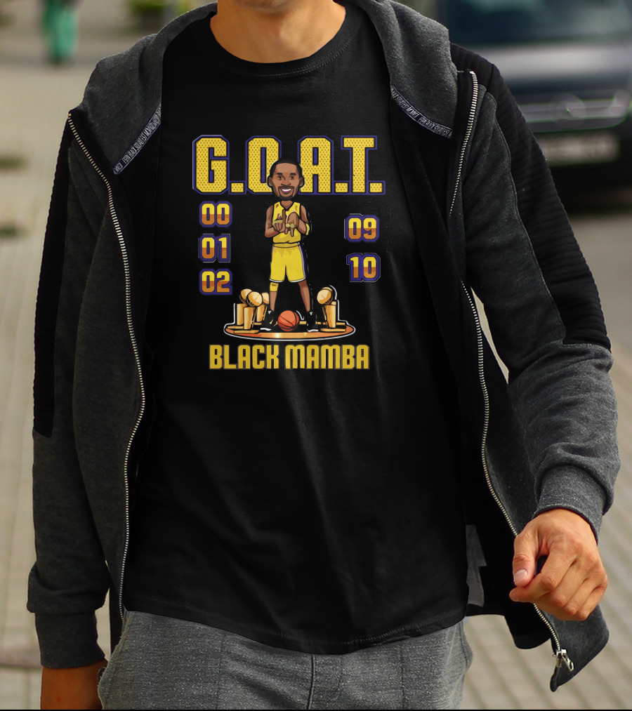 G.O.A.T. Black Mamba 00 01 02 09 10 T-Shirt