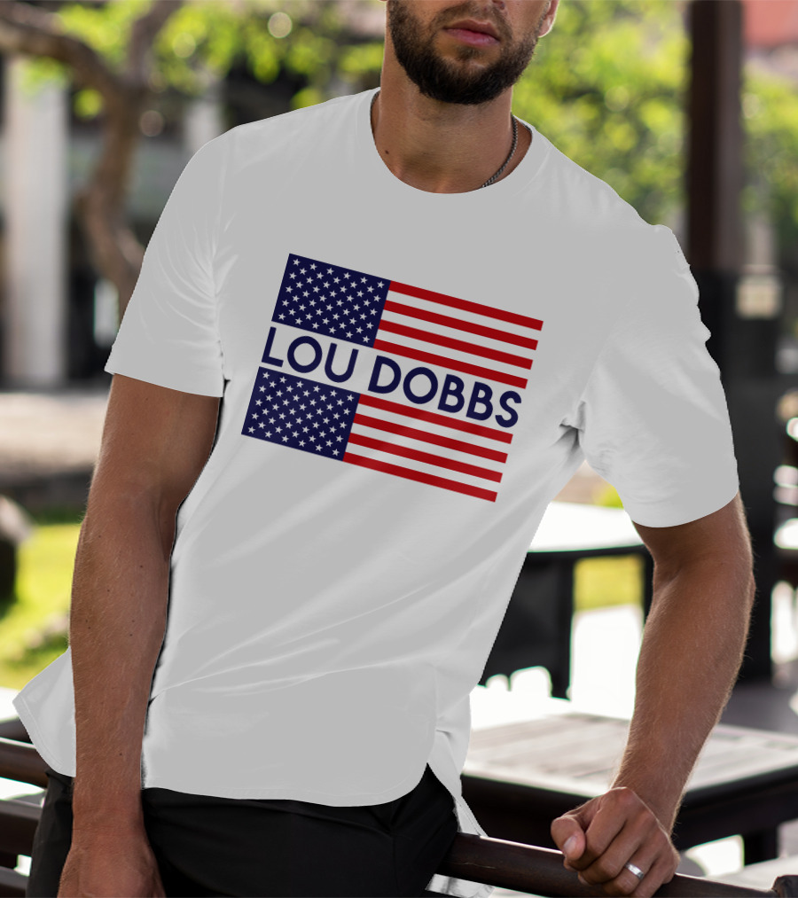 LOU DOBBS American Flag T-Shirt