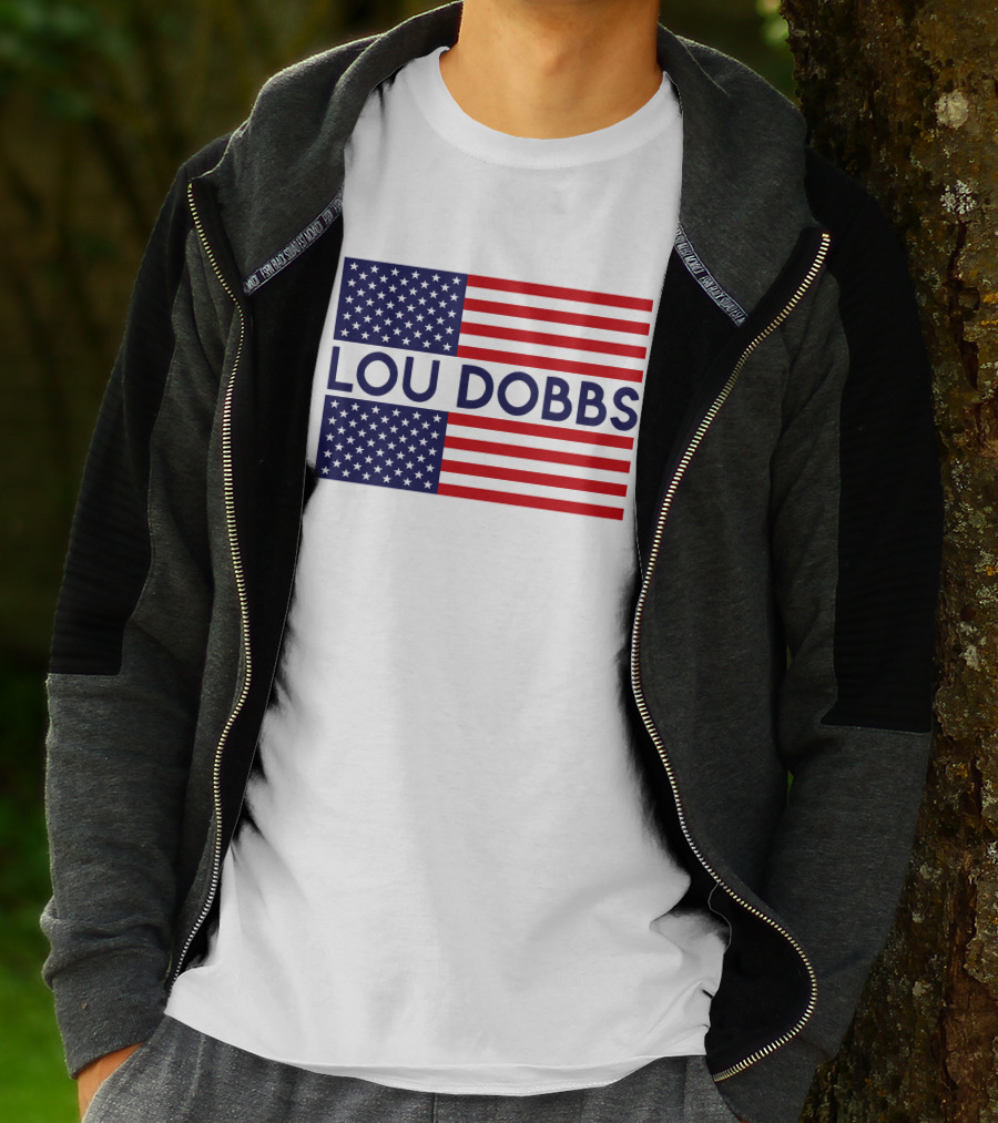 LOU DOBBS American Flag T-Shirt