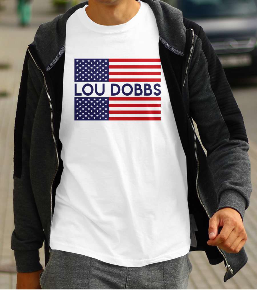 LOU DOBBS American Flag T-Shirt