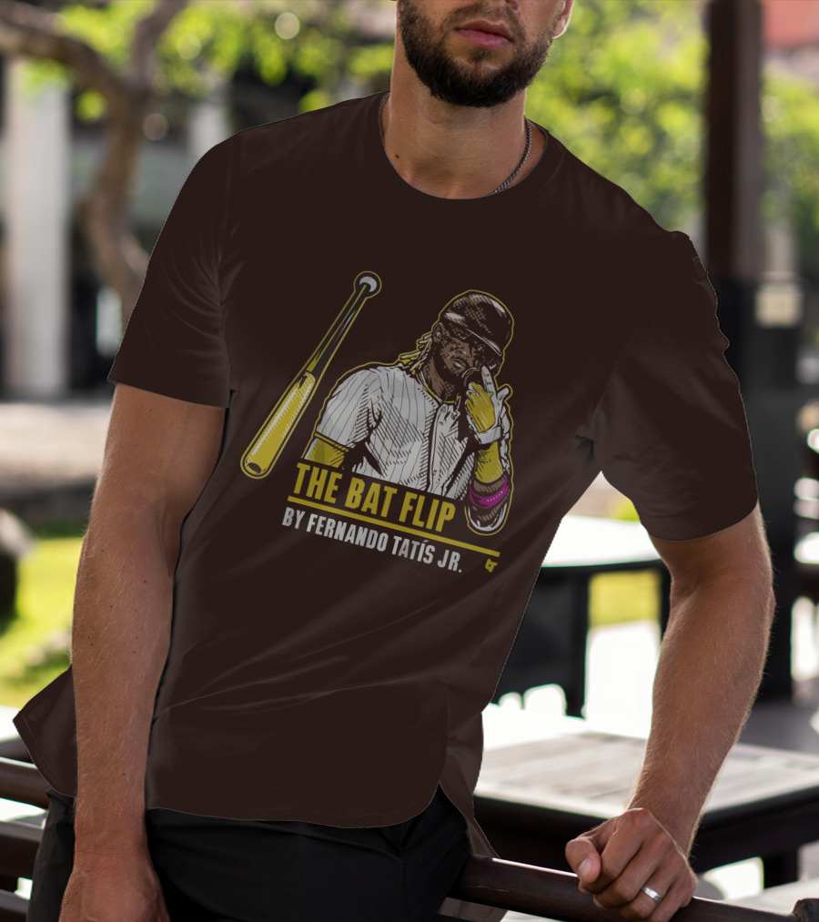The Bat Flip By Fernando Tatis Jr. San Diego Padres T-Shirt