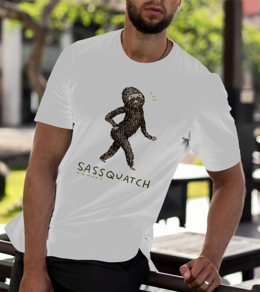 Sassquatch Bigfoot With A Sassy Attitude T-Shirt