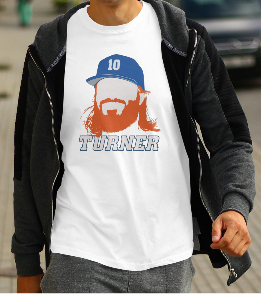 Turner 10 Blue Cap Orange Beard T-Shirt