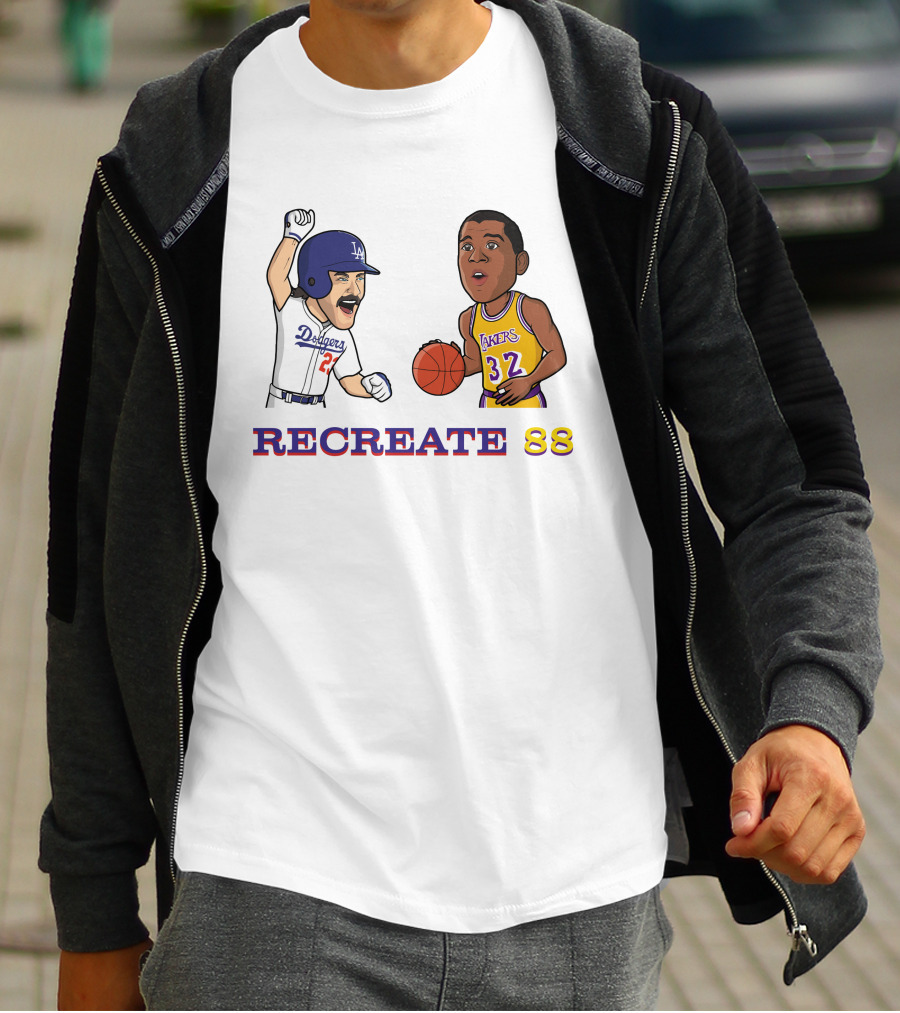 Dodgers Lakers Recreate 88 T-Shirt