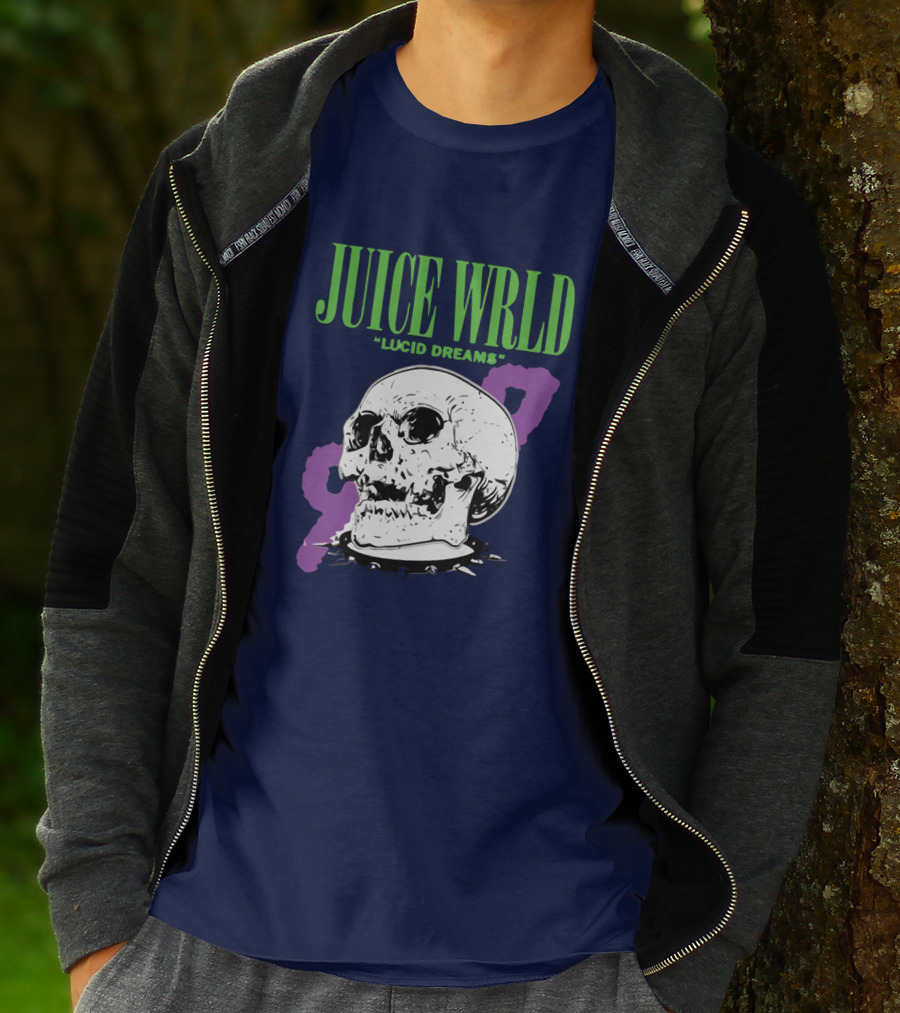 JUICE WRLD LUCID DREAMS 999 Skull T-Shirt