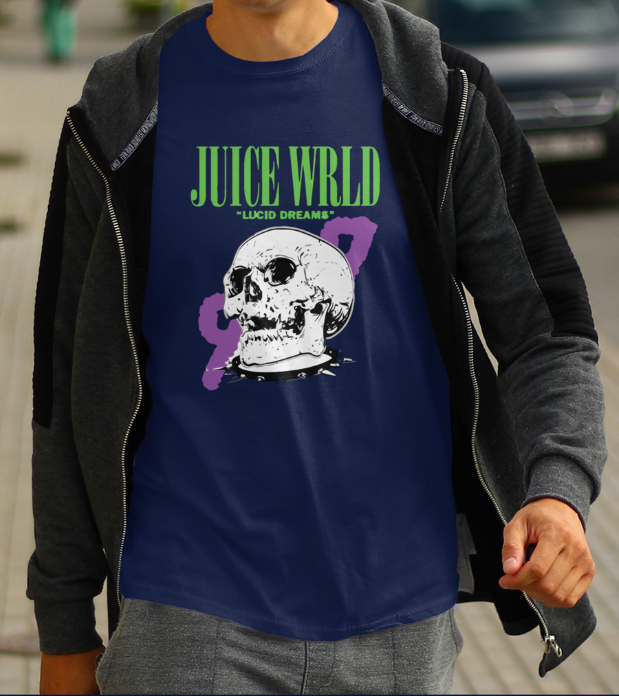 JUICE WRLD LUCID DREAMS 999 Skull T-Shirt