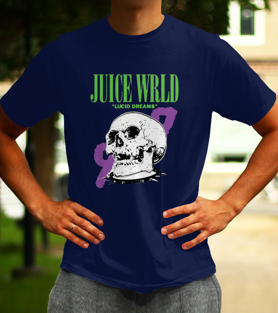 JUICE WRLD LUCID DREAMS 999 Skull T-Shirt