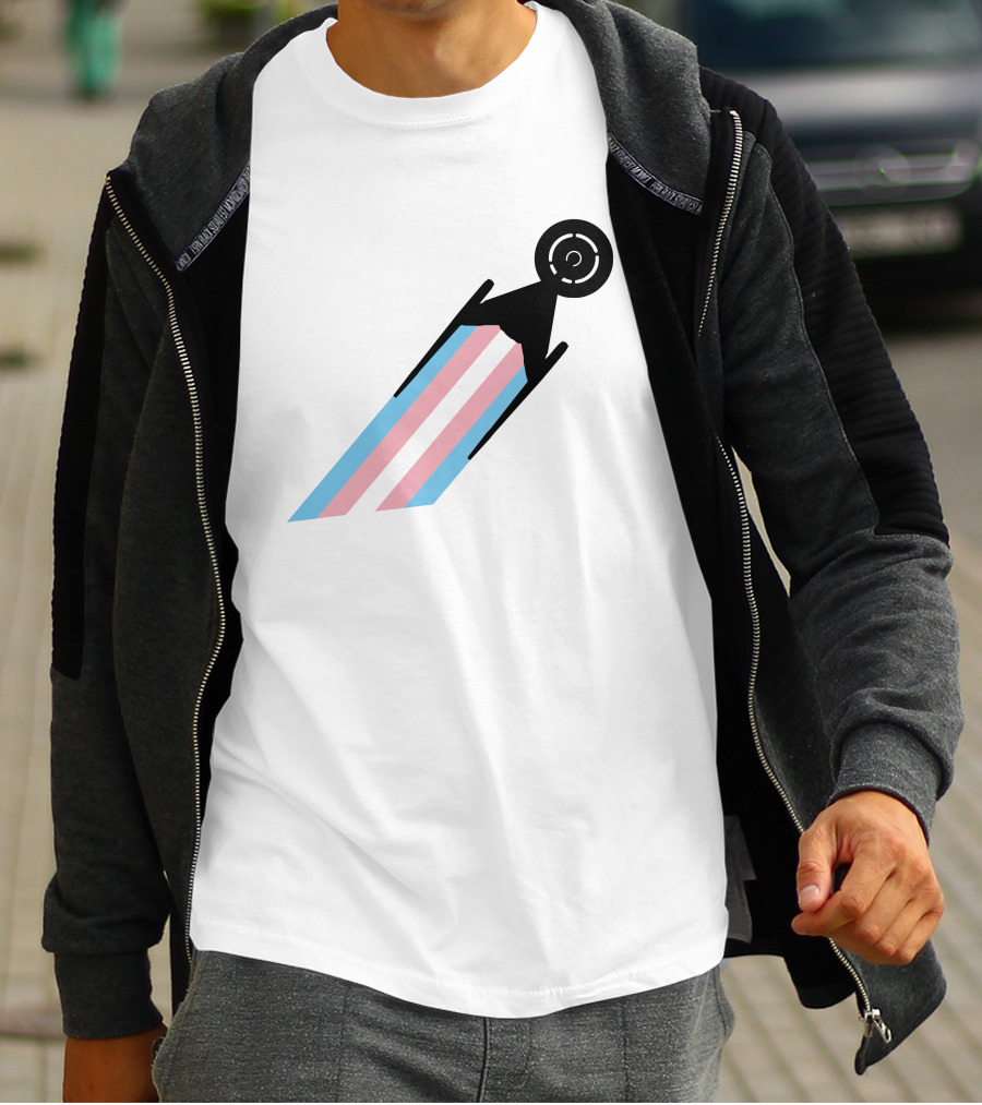 Star Trek Discovery GLAAD USS Transgender Pride Enterprise T-Shirt