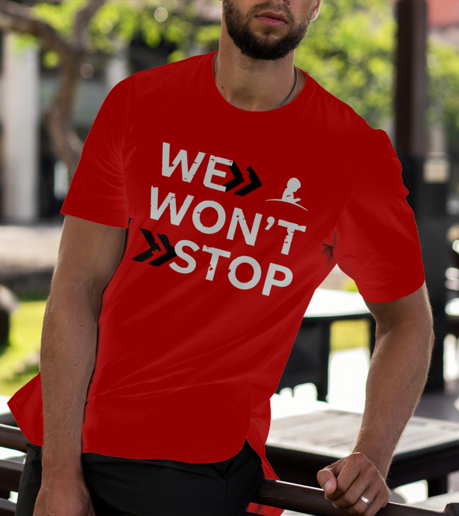 St Jude We Won't Stop Arrow T-Shirt