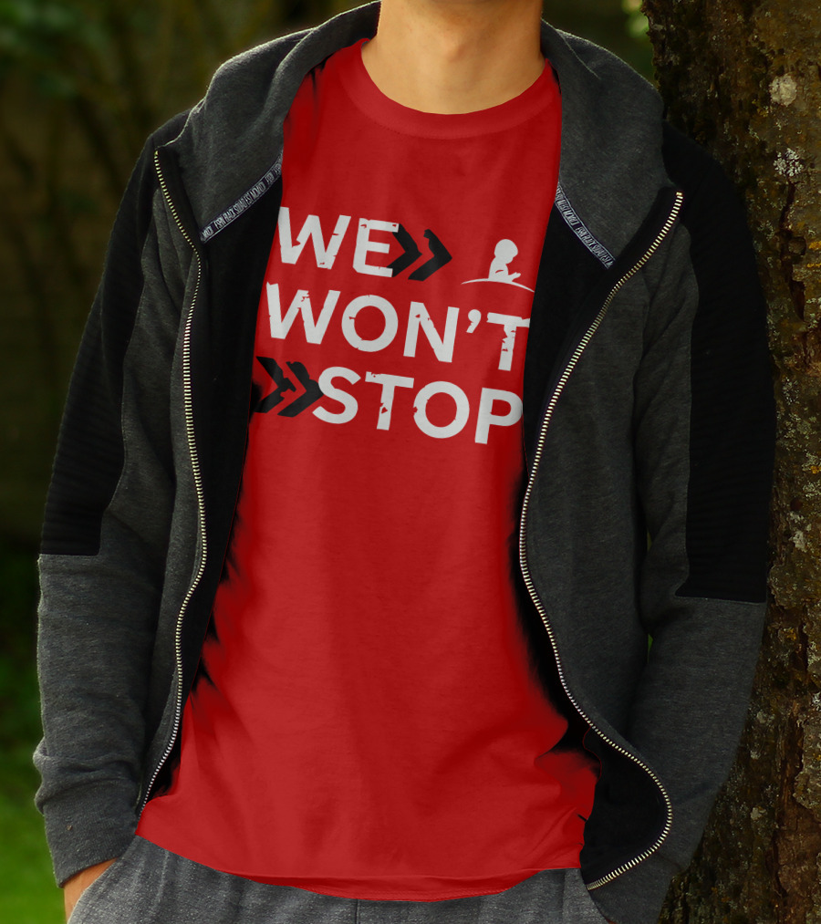 St Jude We Won't Stop Arrow T-Shirt