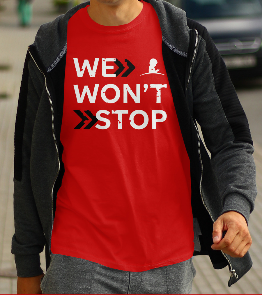 St Jude We Won't Stop Arrow T-Shirt