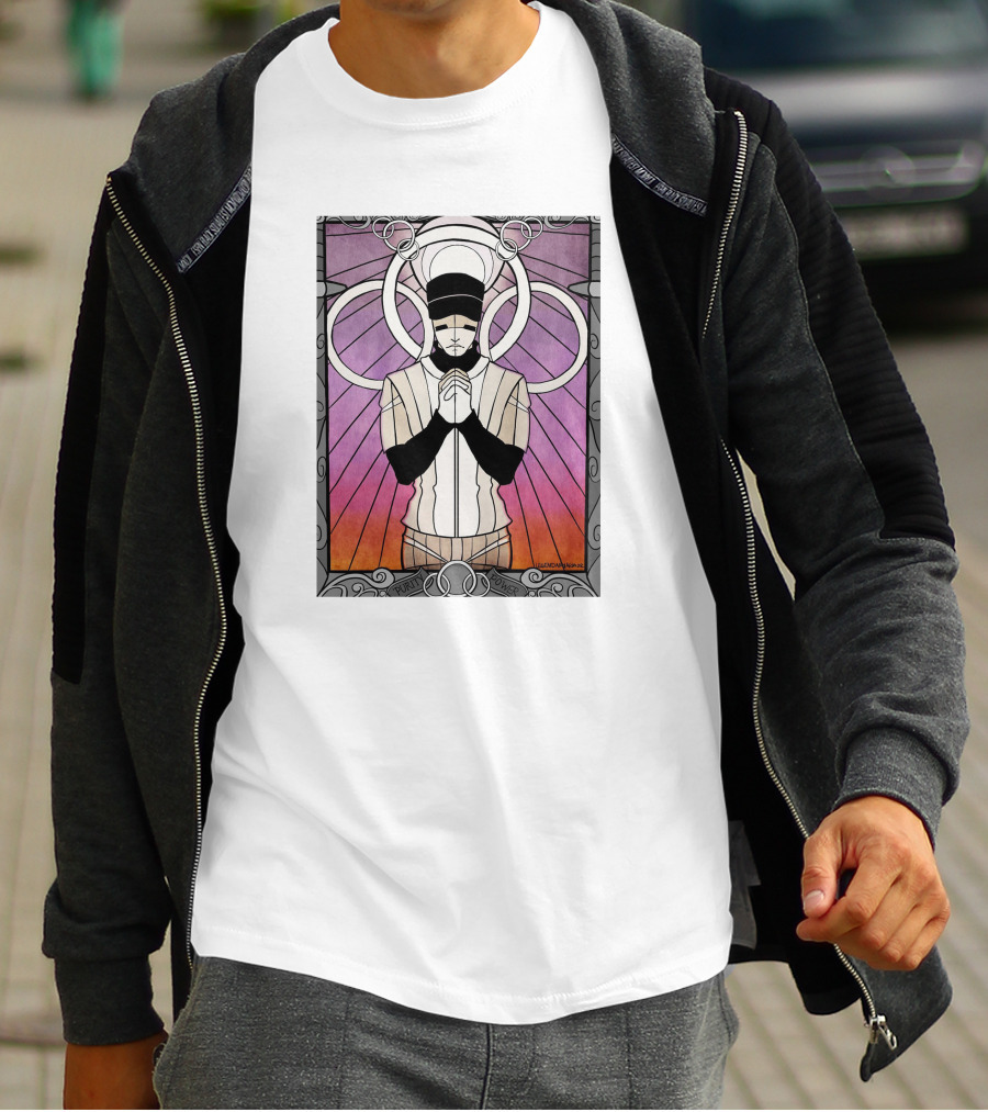 Purity Power Stained Glass Art Nouveau T-Shirt