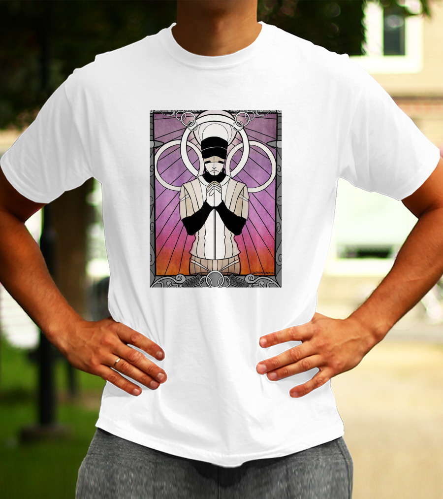Purity Power Stained Glass Art Nouveau T-Shirt