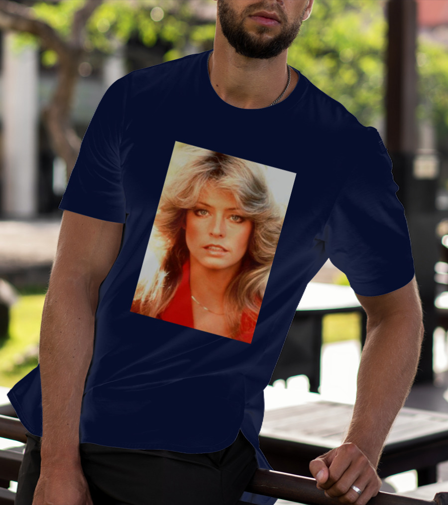 Farrah Fawcett Iconic Red 1970s T-Shirt