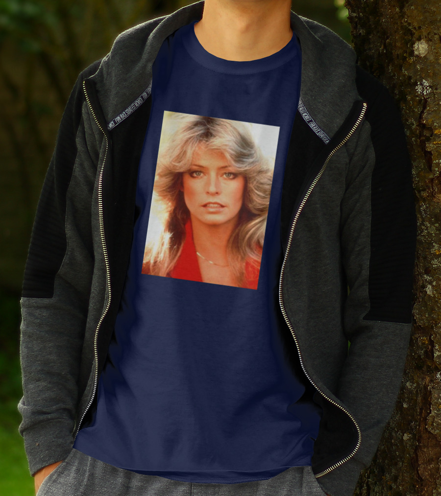 Farrah Fawcett Iconic Red 1970s T-Shirt