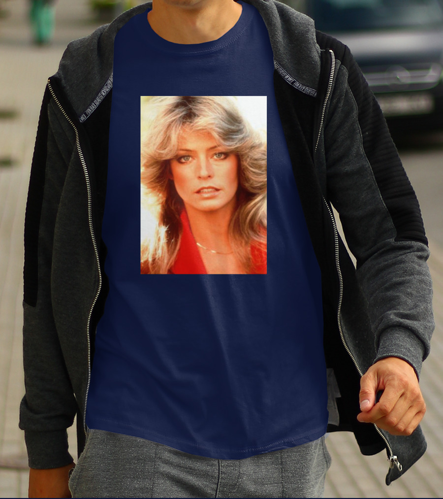 Farrah Fawcett Iconic Red 1970s T-Shirt