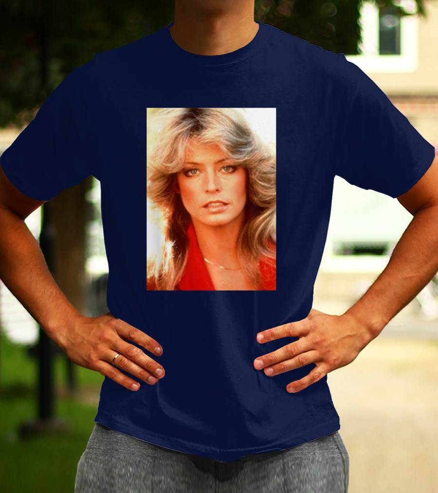Farrah Fawcett Iconic Red 1970s T-Shirt