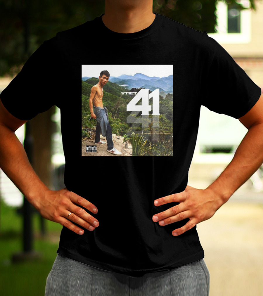 YTiet 41 Parental Advisory Explicit Content T-Shirt