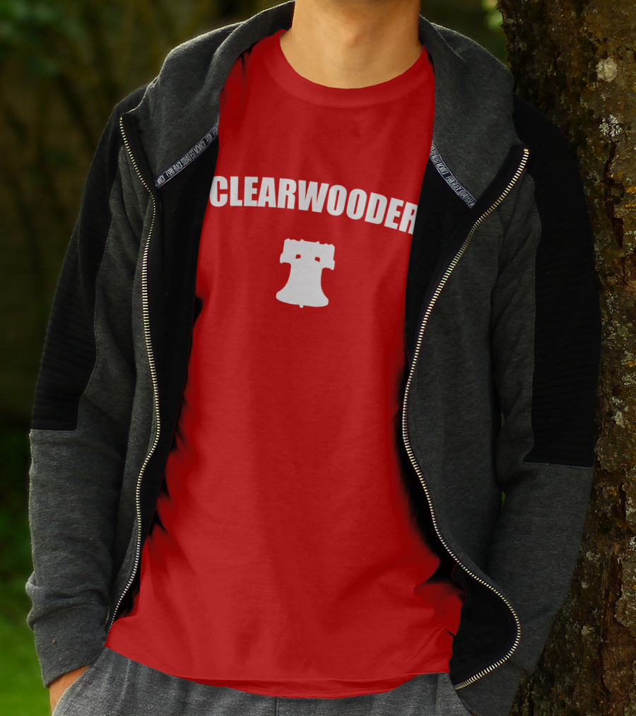 Clearwooder Liberty Bell Icon Red T-Shirt