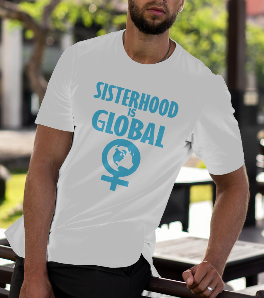 Sisterhood Is Global Feminist Symbol Earth And Venus T-Shirt