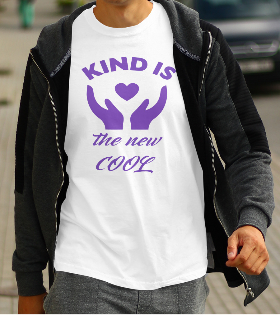 Kind Is The New Cool Hands Heart T-Shirt