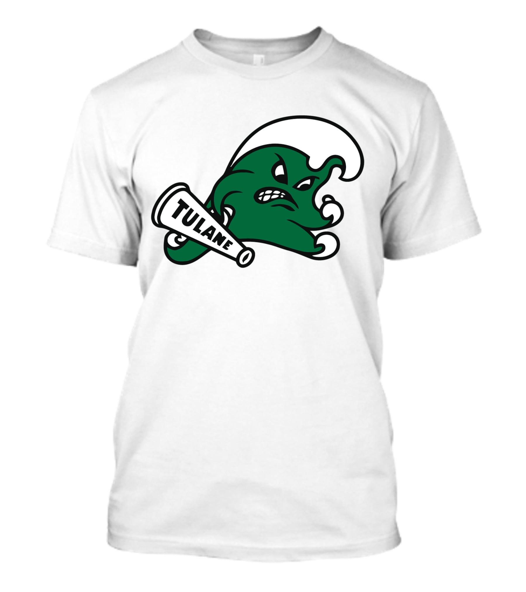 Tulane Angry Wave Halter Top T-Shirt