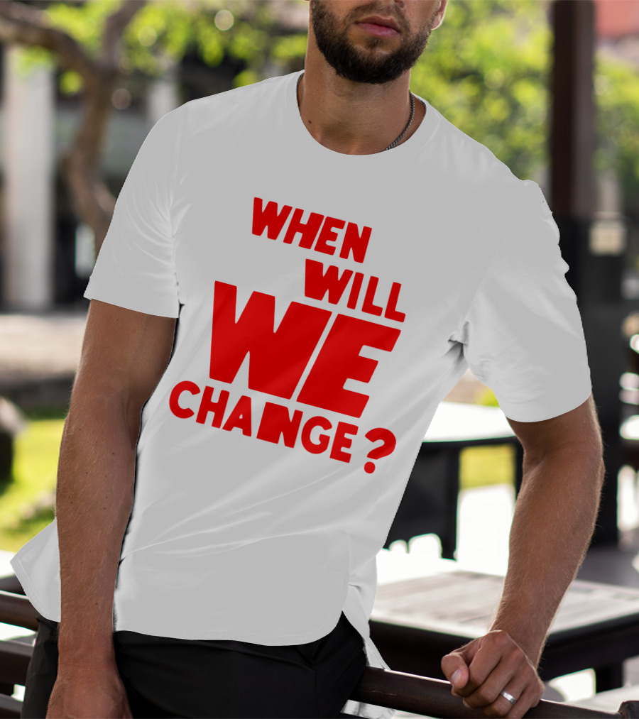 Lewis Hamilton When Will We Change? T-Shirt