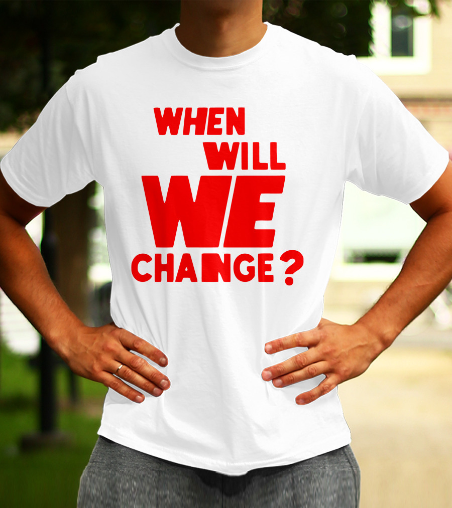 Lewis Hamilton When Will We Change? T-Shirt