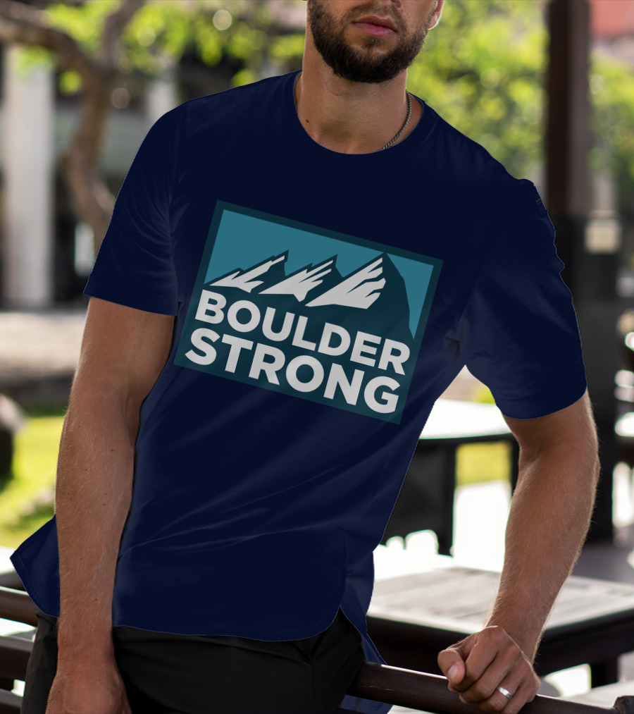 Boulder Strong Mountain Peaks T-Shirt