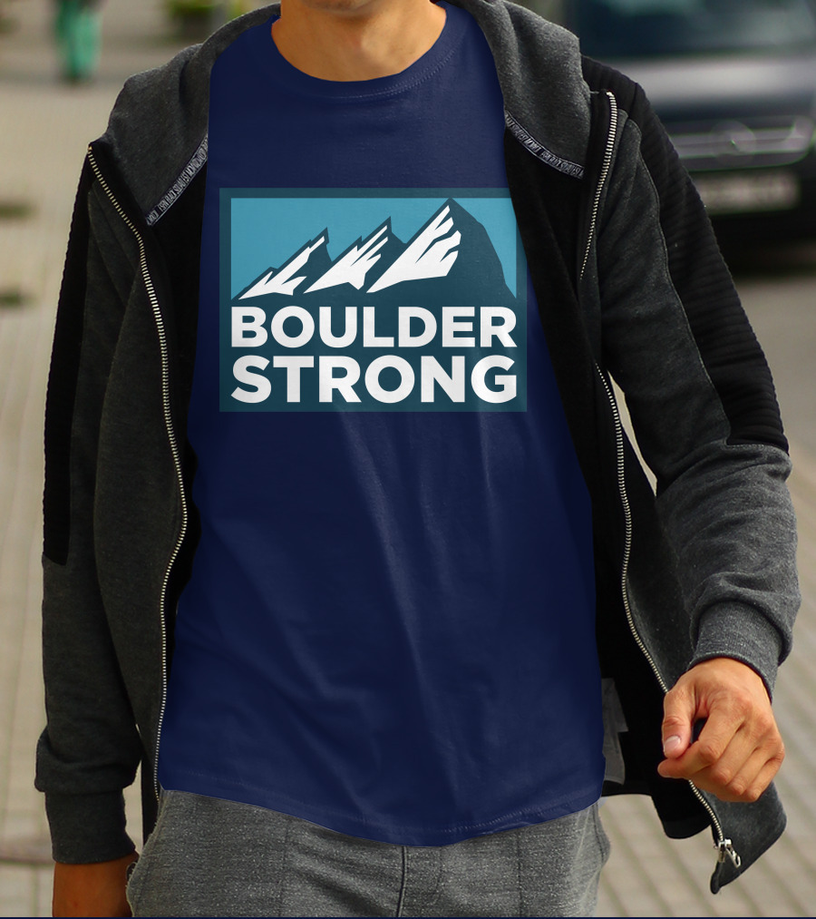 Boulder Strong Mountain Peaks T-Shirt
