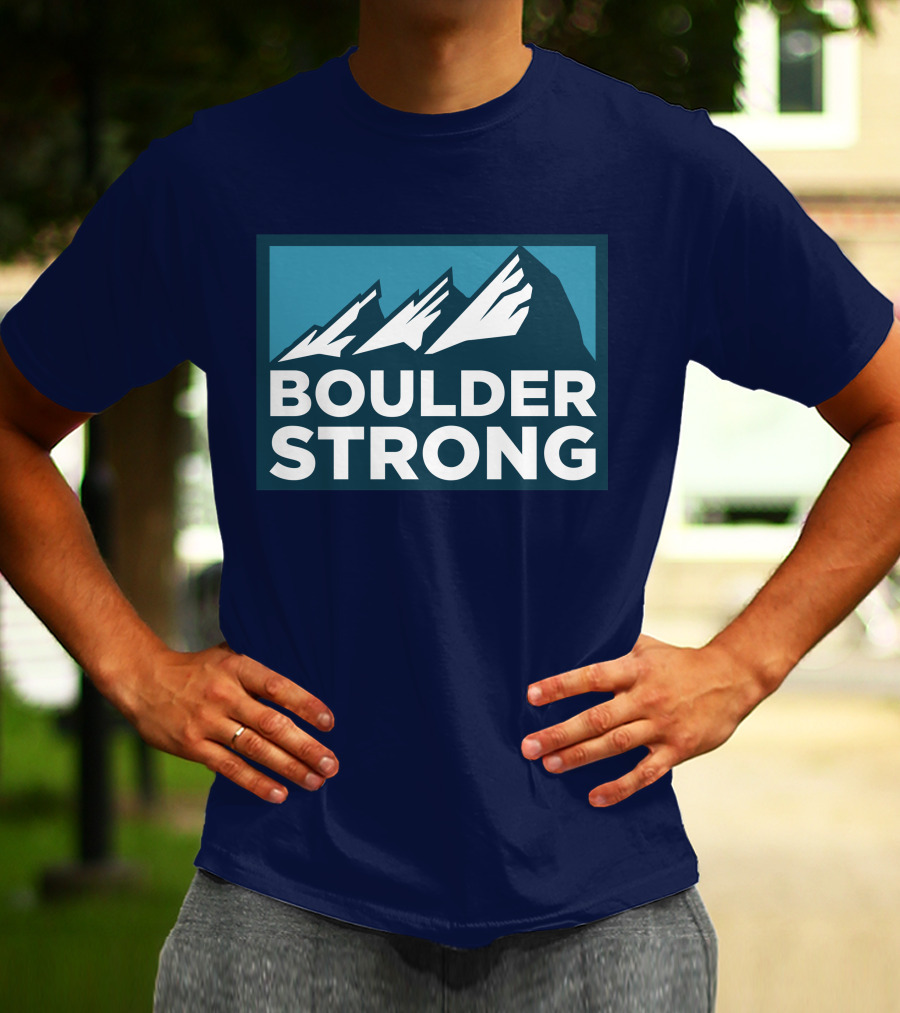 Boulder Strong Mountain Peaks T-Shirt