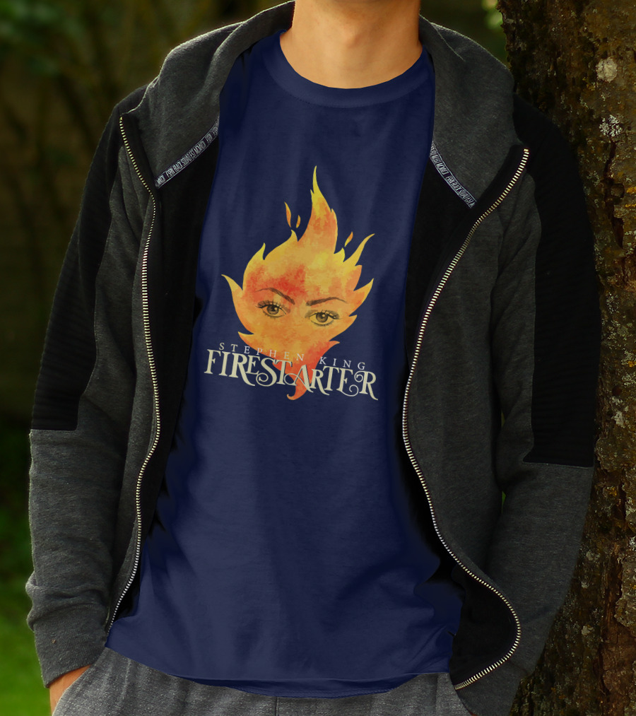 Stephen King Firestarter Fiery Eyes T-Shirt