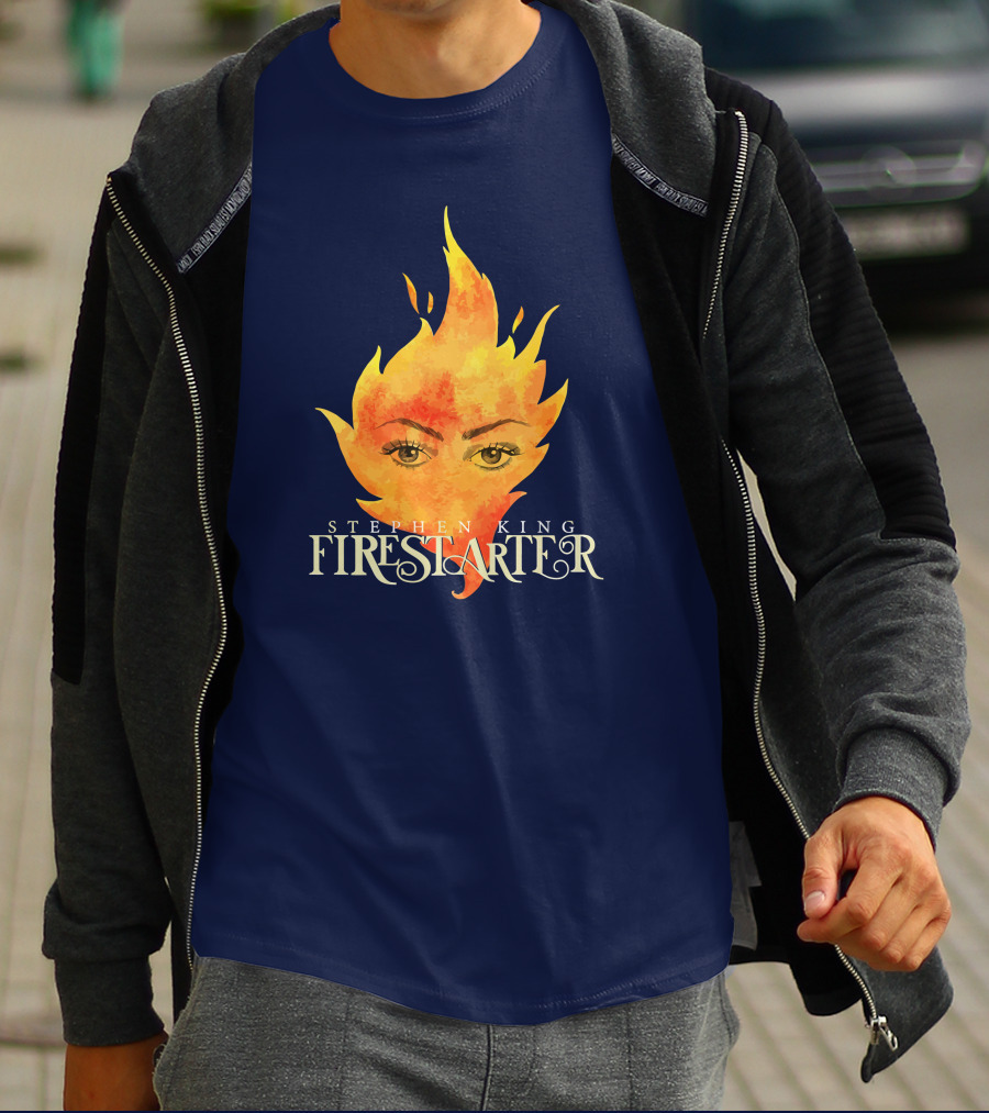 Stephen King Firestarter Fiery Eyes T-Shirt
