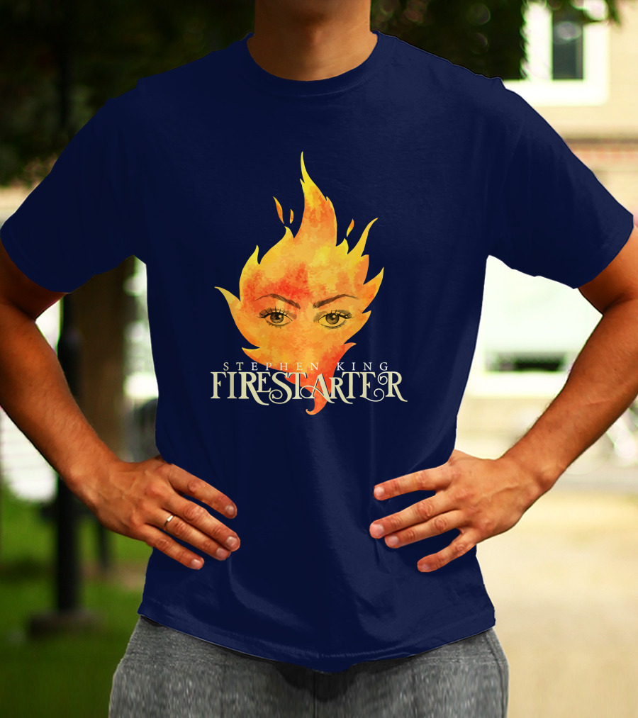 Stephen King Firestarter Fiery Eyes T-Shirt