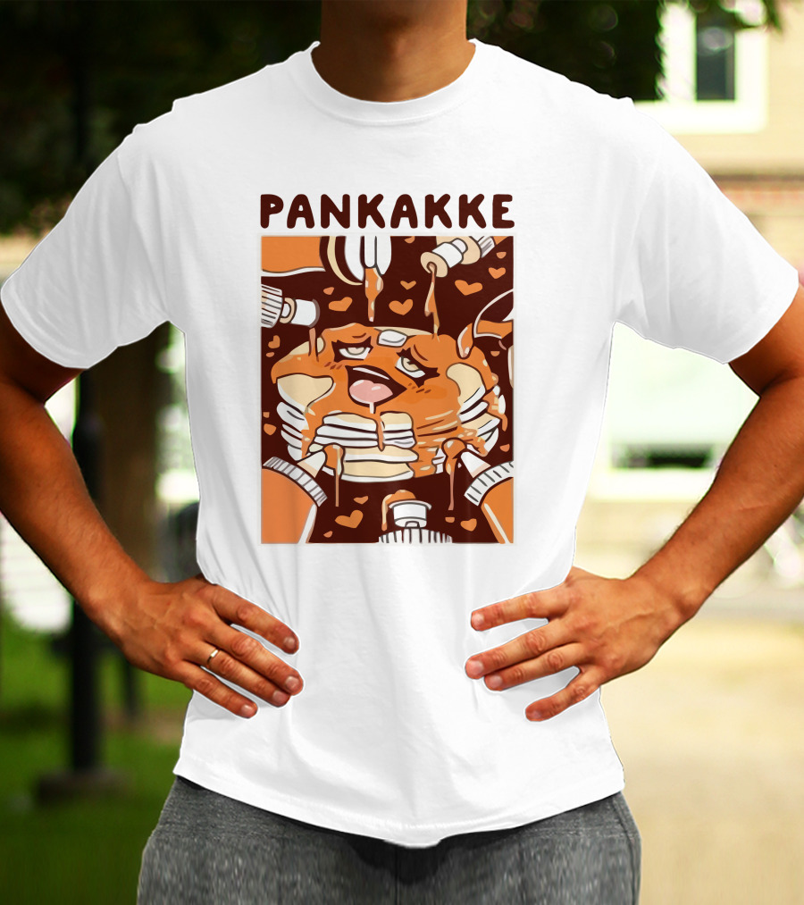 Pankakke Melting Pancake Heart Candies Syrup Bottles T-Shirt