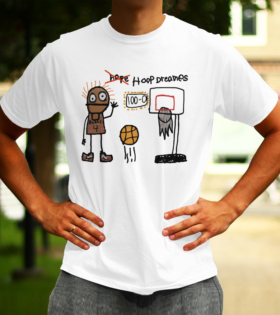 Bulls Hoop Dreams 100-0 Basketball Victory T-Shirt