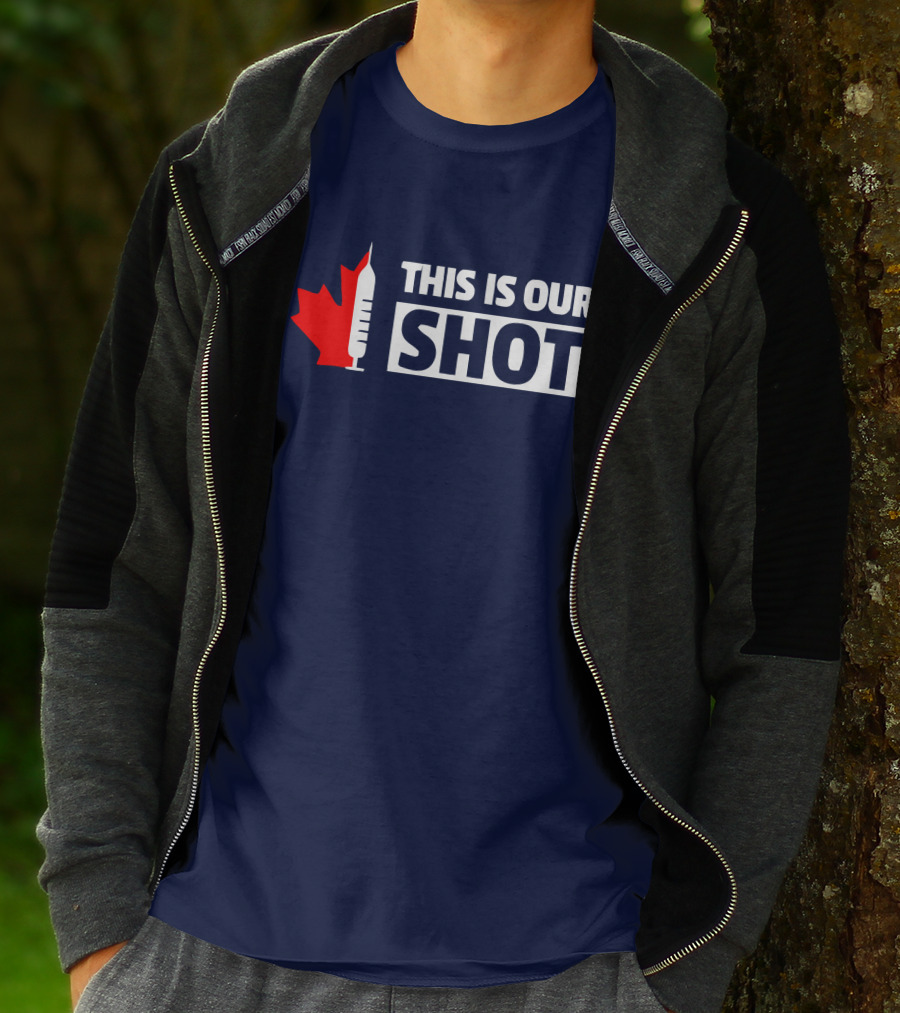 THIS IS OUR SHOT Canada Maple Syringe Ryan Reynolds T-Shirt