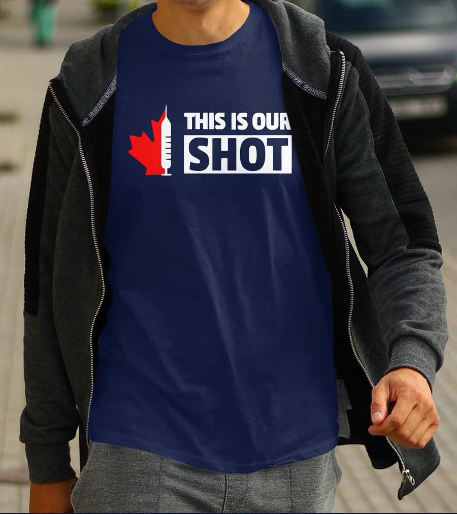 THIS IS OUR SHOT Canada Maple Syringe Ryan Reynolds T-Shirt