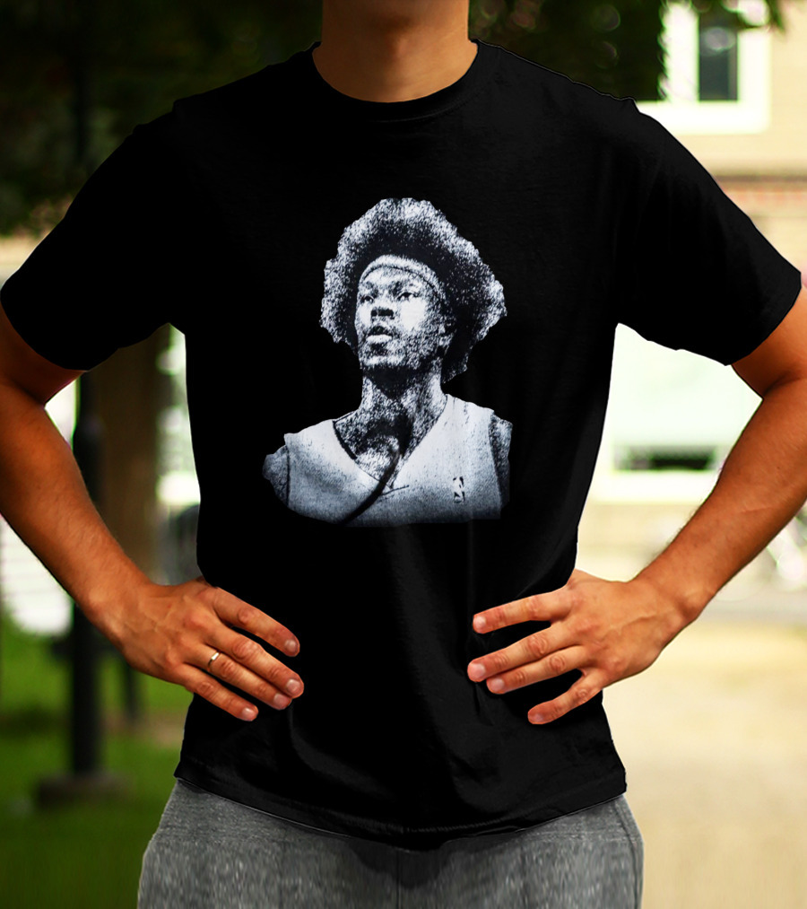 Ben Wallace NBA Basketball Player Afro T-Shirt