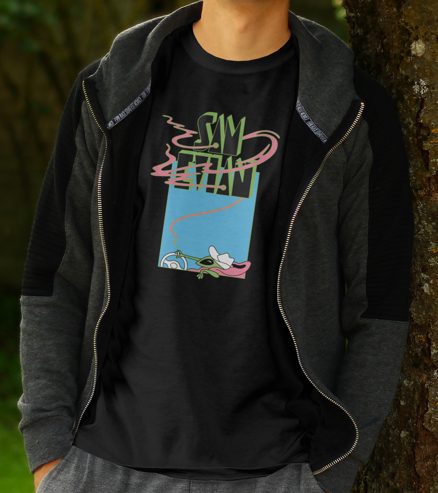 Sam Evian Alien Driver UFO T-Shirt