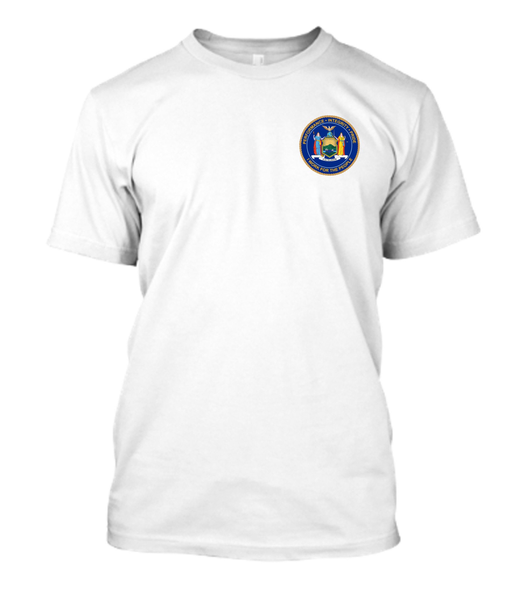 New York State Excelsior Governor Seal Badge T-Shirt