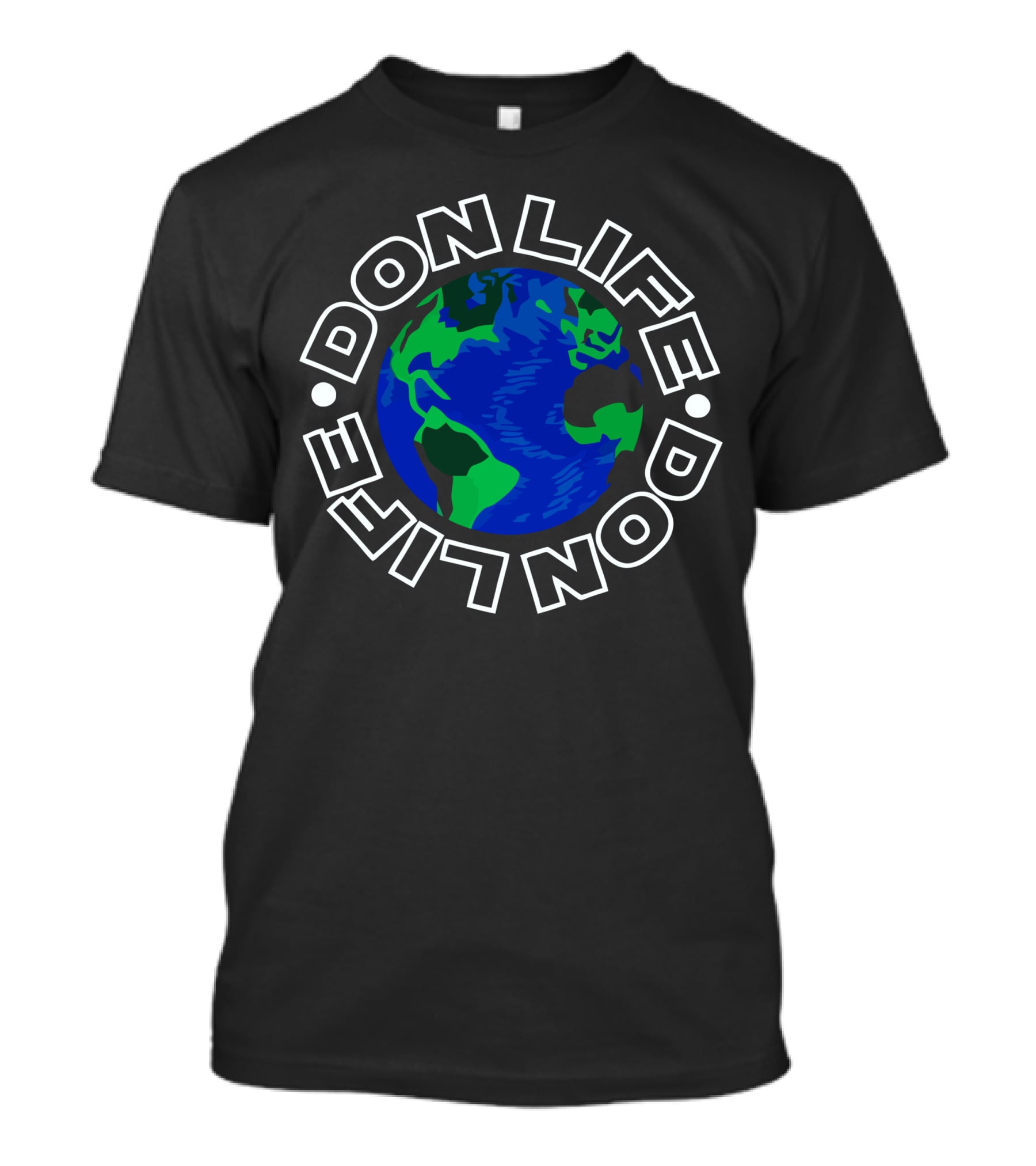 Don Life Earth Motif Global T-Shirt