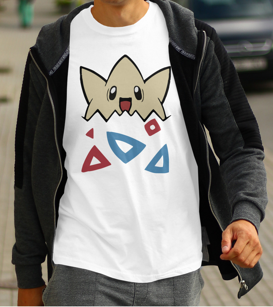 Togepi Pokemon Shop Triangles And Shapes T-Shirt