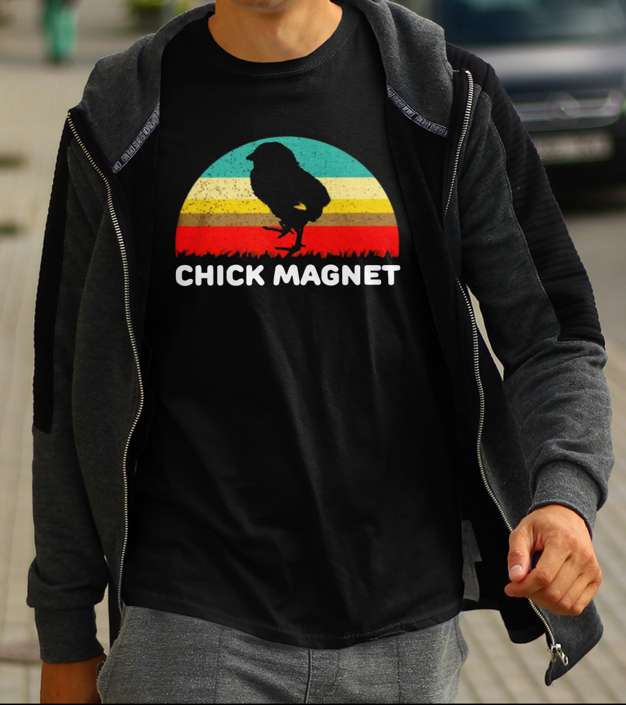 Kenny Omega Chick Magnet Retro Sunset T-Shirt