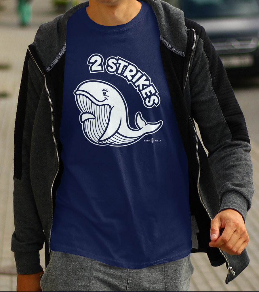 2 Strikes Roto Wear Whale T-Shirt